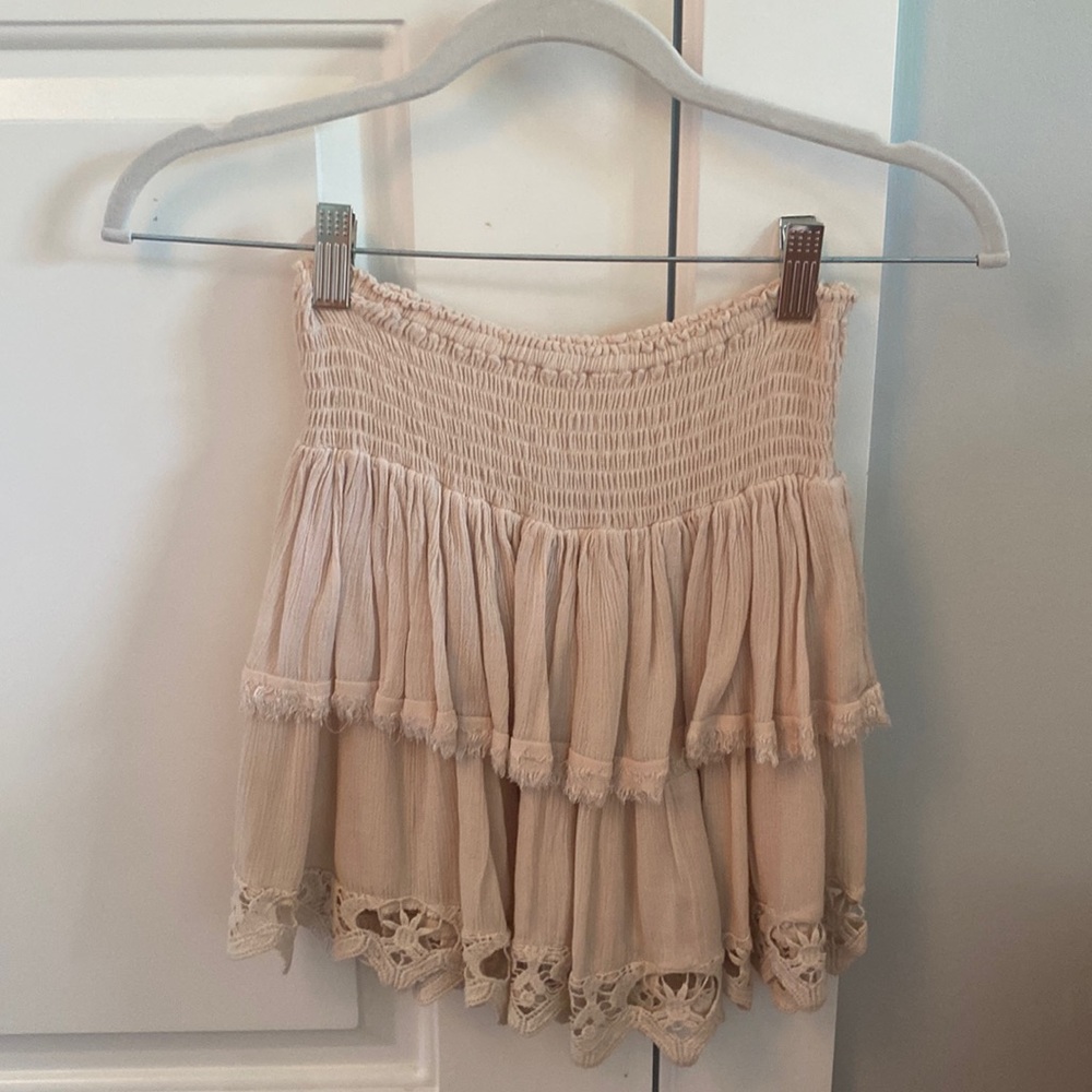 Light pink Muche et Muchette Tiered Skirt